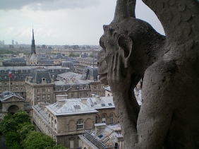 View from Cathédrale Notre Dame de Paris
